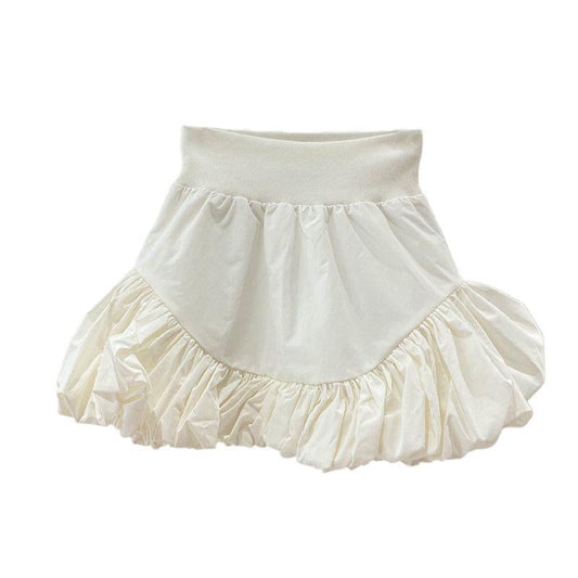 Female Irregular High Waist Short Evening Club Skirt Slim Elegant Streetwear A-line Party Pompous Skirt