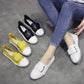 Real Soft Leather White Shoes Women Spring and Summer Breathable Fashion All-match Flat Casual White Shoes Women Shoes