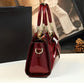 European and American Fashion Bow Leather Shoulder Messenger Handbag Middle-aged Ladies Bag