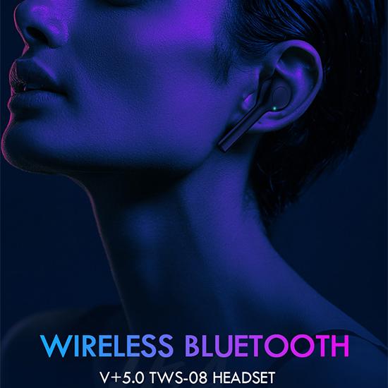 Bluetooth 5.0 Earphone for All Smart Phone Mini Wireless Headset Headphone for Samsung Xiaomi Huawei