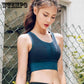 Sport Bra Top Fitness Sports Bra Breathable Shockproof Yoga Bras Running Vest Gym Push Up Brassiere