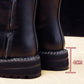 Women's Autumn and Winter Martin Boots Female Plus Size Low Thick Heel Plush Warm Short Boots