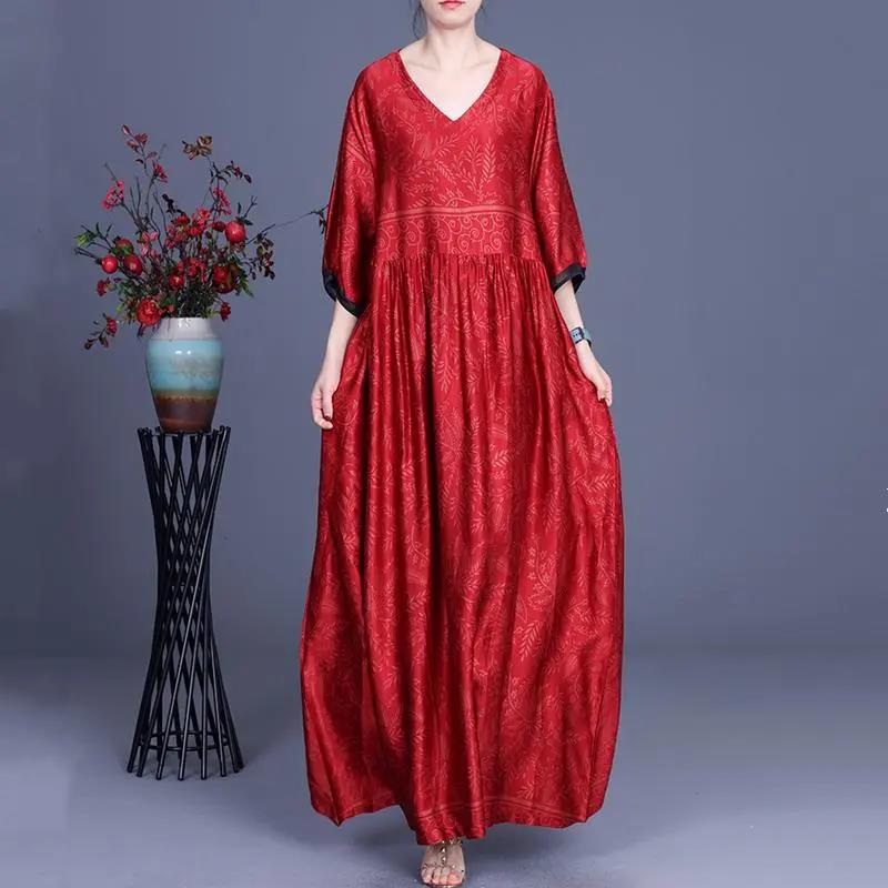 Long Dress 2021 Summer New Style Plus Size Ladies Casual Party Women's Clothing