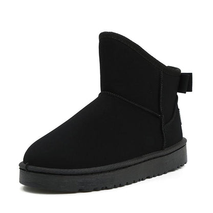 Winter Plus Velvet Thick Snow Boots Women Thick-soled Short Tube Short Boots Korean Cotton Shoes