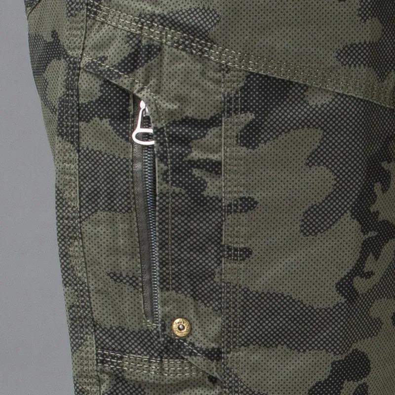 Camouflage Shorts Men's Summer Cotton Loose Five-point Pants Men's Casual Beach Pants