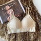 French Thin Sexy Lace No Steel Ring Triangle Cup Collection Breast Beautiful Back Ladies Underwear Bra