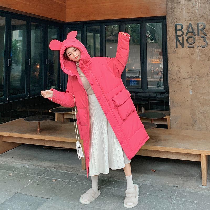 Winter Down Jacket Women's Fluffy Warm Cotton-padded Jacket Cotton-padded Jacket Design Full of Fashion Sense of Casual Jacket