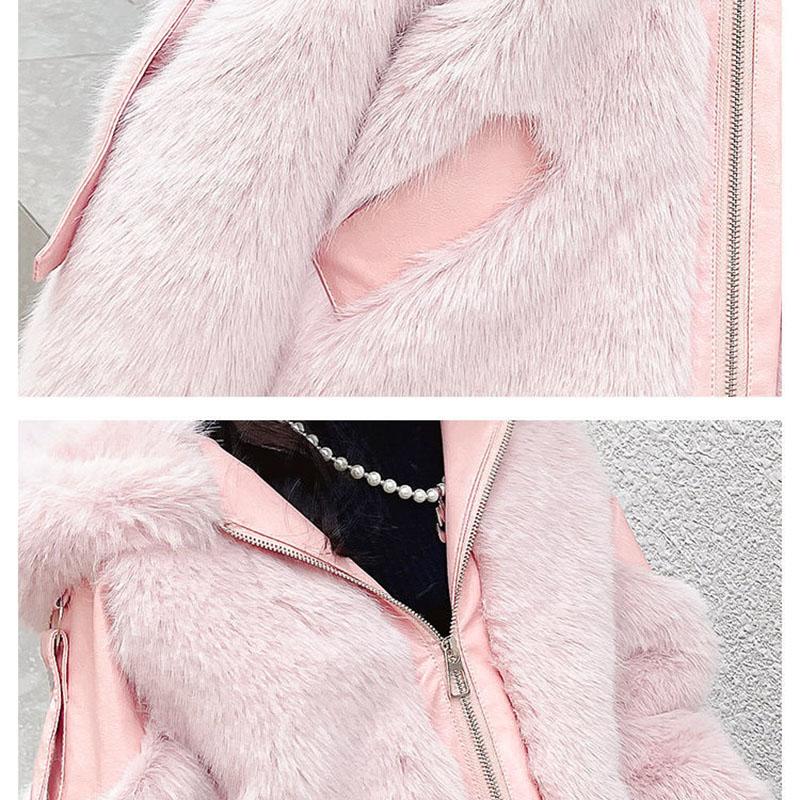 Girls' Winter Warm Jacket Korean Style Plush Thick Cashmere Coat Windproof Winter Clothes