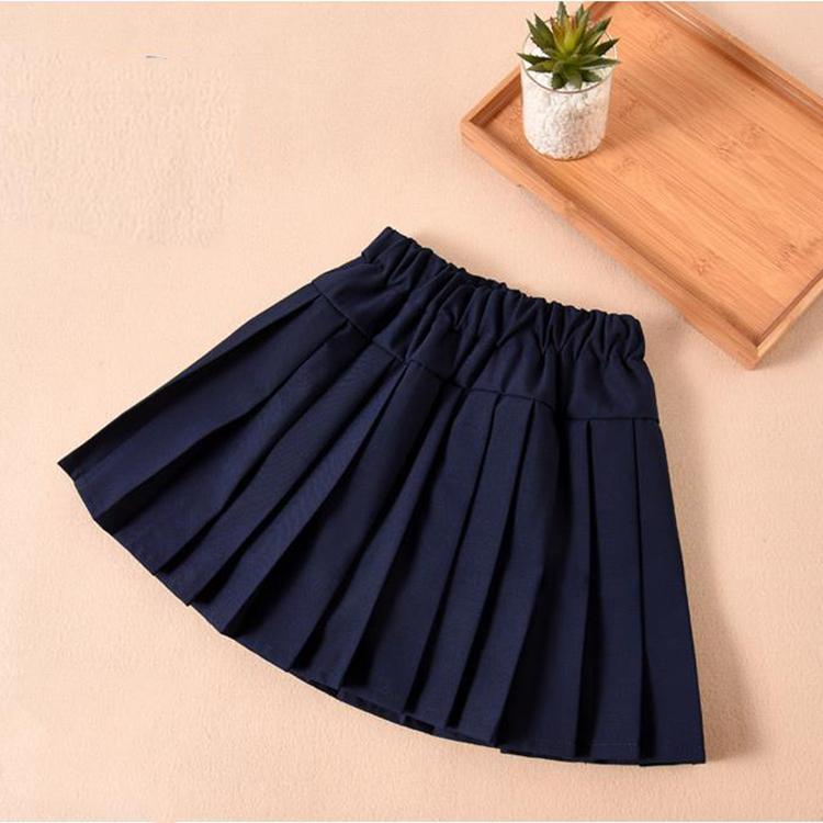 Girls' Pleated Skirt Korean High Waist Skirt Spring and Summer School Uniform Skirt Children's Performance Skirt