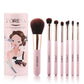 Iron Boxed Makeup Brush Set Beauty Tool Portable