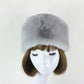 Ladies Winter Fisherman Hat Plush Velvet Warm Hat Ear Protection Pure Color Rabbit Fur Blend Dome Beret Top Hat Puffy Warm Soft Headgear