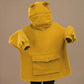 Women's Sweatershirt Zipper 3D Pocket Cute Frog Design Pullover Sweater Coat
