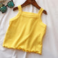 2PCS/Set Comfortable Sleeveless Tops+Pant Kids Clothes Solid Colors Boy Clothing Set Toddler Boy Girls Vest Child Pajama Summer