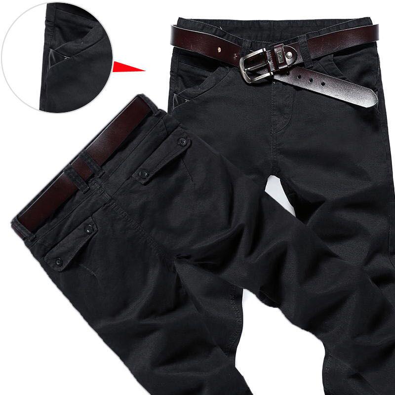Spring and Summer Casual Pants Men's Slim Straight Overalls Men's Pants Trousers Men's Casual Trousers