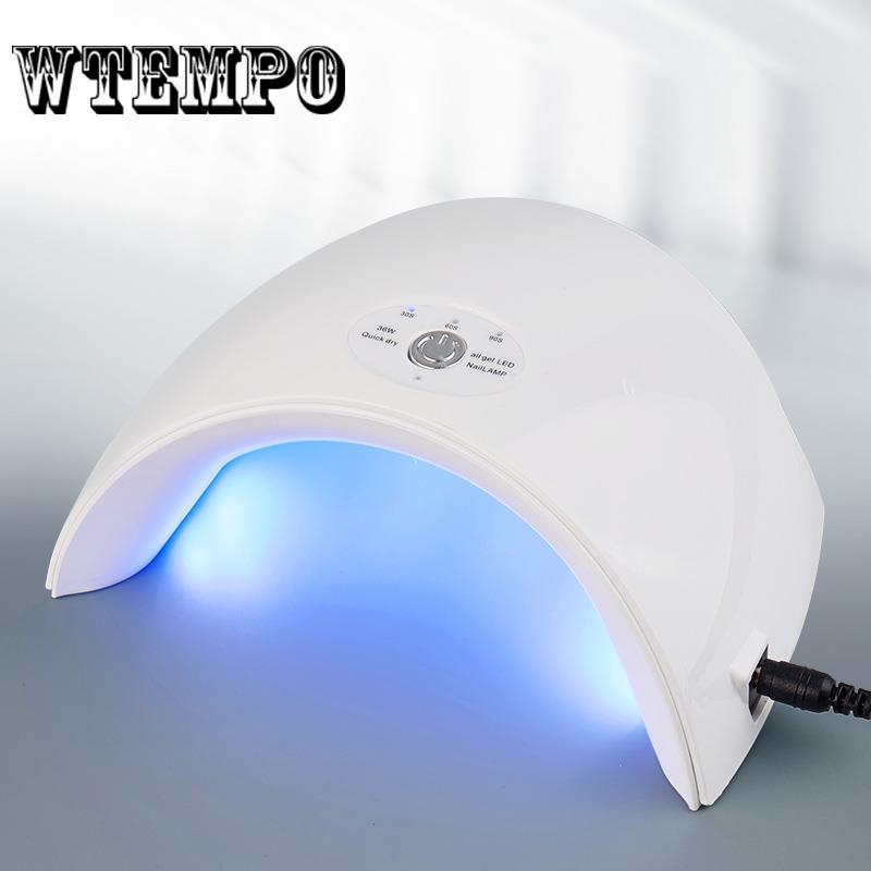 Nail Phototherapy Machine LED Automatic Induction Phototherapy Lamp Household Bake Dry Lamp 36W