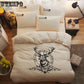 4pcs Bedding Set Super King Size Duvet Cover Adult Bed Sheet Polyester  Bedclothes