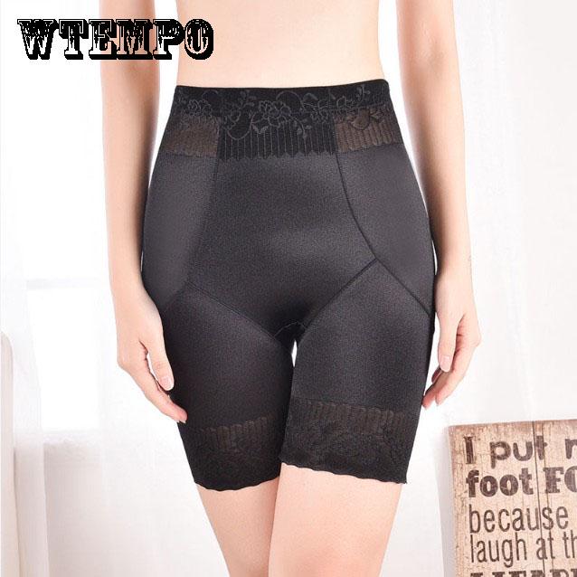 Large Size Female Summer Thin Section Slimming Body Shaping Postpartum Belly Pants Hip Pants