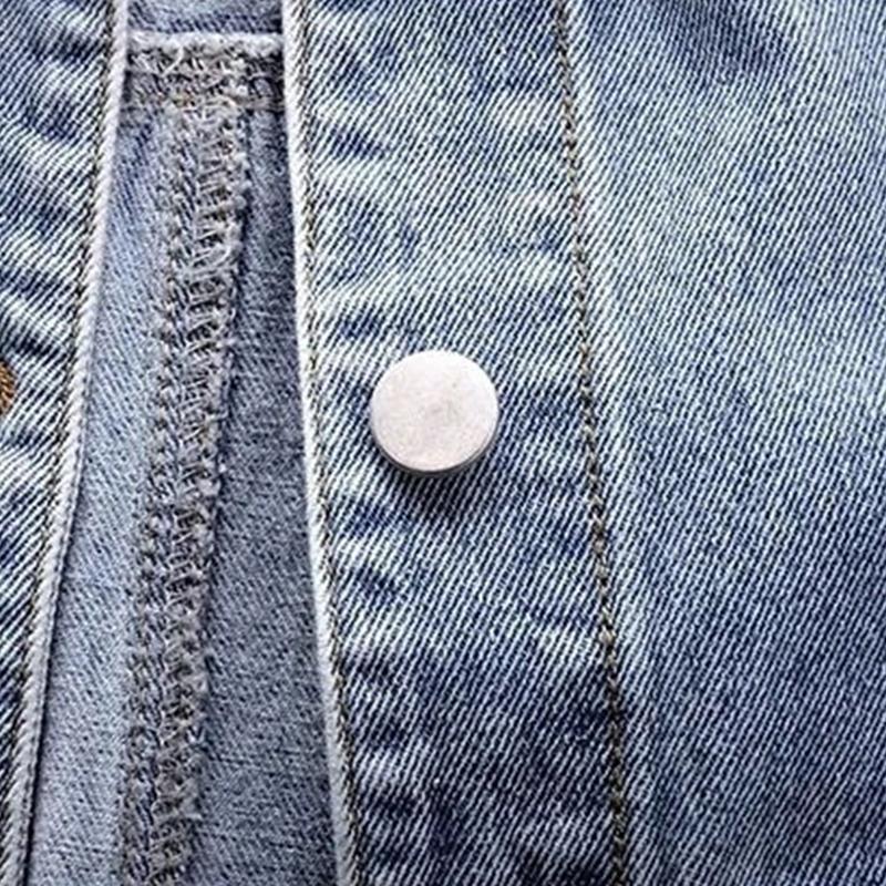 Women's Denim Vest Short Spring/summer-autumn 2021 Simple Big Pocket Sleeveless Vest All-match Loose Top Cardigan