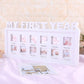 Creative DIY 0-12 Month Baby "MY FIRST YEAR" Pictures Display Plastic Photo Frame Souvenirs Commemorate Kids Growing Memory Gift