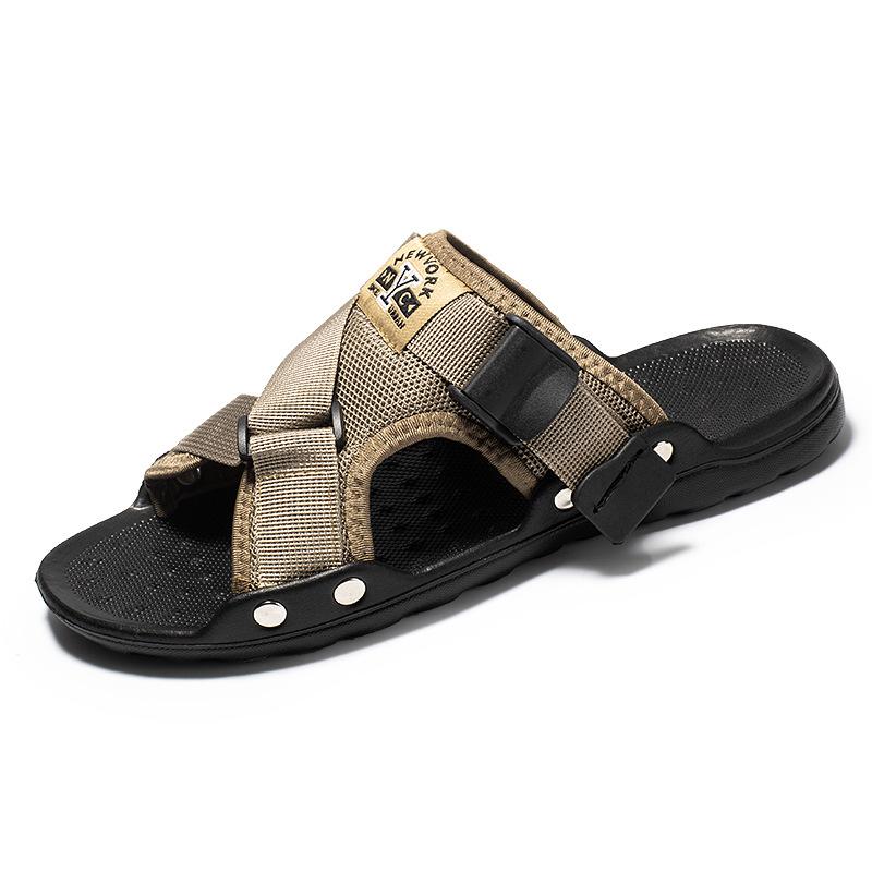 Summer Fashion Casual Beach Shoes Trendy Cloth Wading Men's Slippers