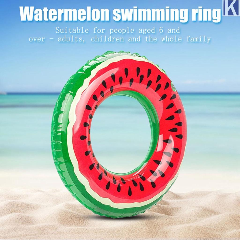 Watermelon Swimming Ring Beach Water Toy Party Supplies Pool Floating Tube