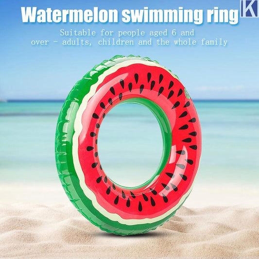 Watermelon Swimming Ring Beach Water Toy Party Supplies Pool Floating Tube