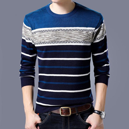 Fashion Men's Sweater Male Winter Mens Sweaters Slim Fit Pullover Men Knitwear Pull Homme Sweaters