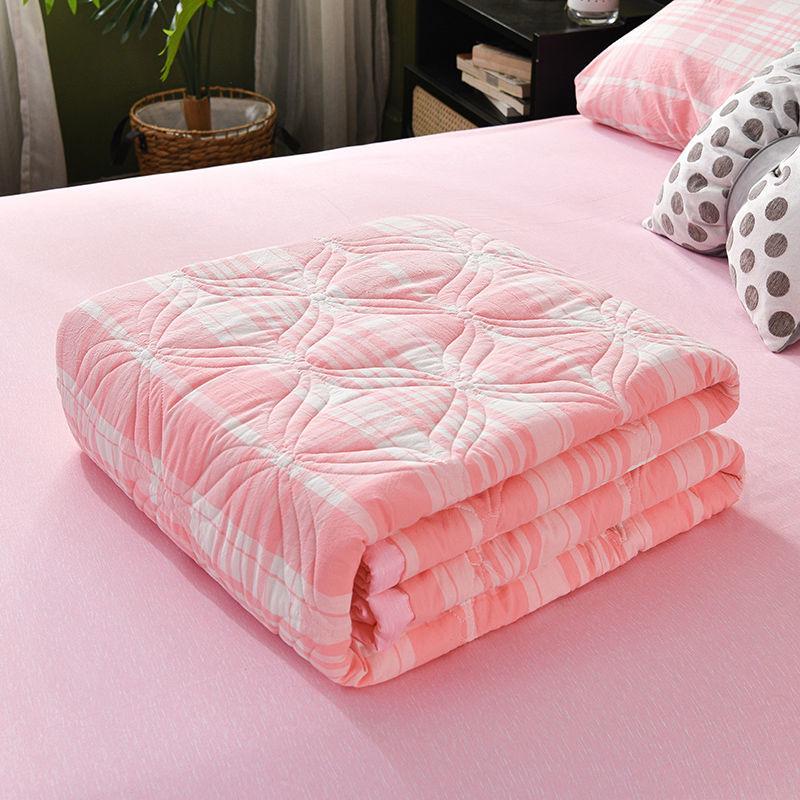 Summer Skin-friendly Thin Printing Air-conditioning Quilt Single Double Washed Cotton Summer Cool Quilt