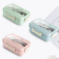1000ml Microwave Lunch Box Wheat Straw Dinnerware Food Storage Container Portable Bento Box