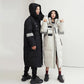 2021 Over-the-knee Long Down Jacket Women's Winter Mid-length Tooling Thickened Korean Couple Wear Winter Jacket