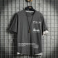 Short-sleeved Men's Summer Loose Original Five-point Sleeve Ins Short-sleeved T-shirt Male Handsome Five-point Sleeve Tide