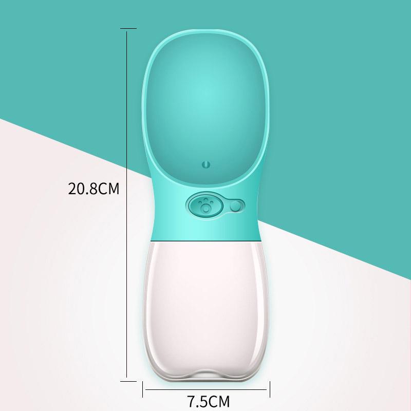 Portable Pet Water Bottle Travel Outdoor Leak Proof Cat Dog Water Feeder Bowl Dispenser
