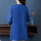 Cotton Autumn and Winter Loose T-shirt Large Size Women's Bottoming Top