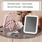 3-layer Lighting LED Makeup Mirror USB Touch Screen Foldable Portable Long-lasting Battery Life
