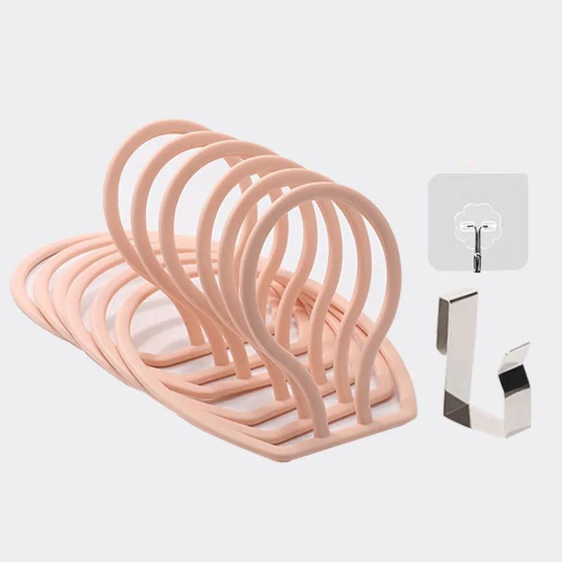 6Pcs Hanging Hat Racks Household Hat Racks Hat Storage Racks Behind The Door Hat Racks Organize Storage Creative Hooks Bathroom Towel Racks