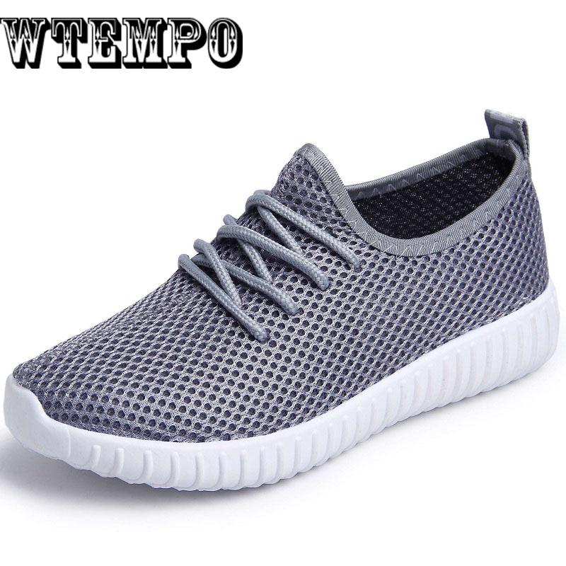 Men Sport Shoes Air Mesh Breathable Lace Up Running Shoes Athletic Jogging Walking Men Sneakers