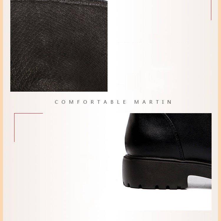 Fashion Women's Snow Boots Winter Ladies Martin Boots Short Plus Velvet Warm Cotton Shoes