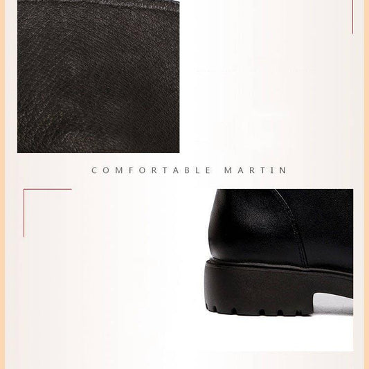 Fashion Women's Snow Boots Winter Ladies Martin Boots Short Plus Velvet Warm Cotton Shoes