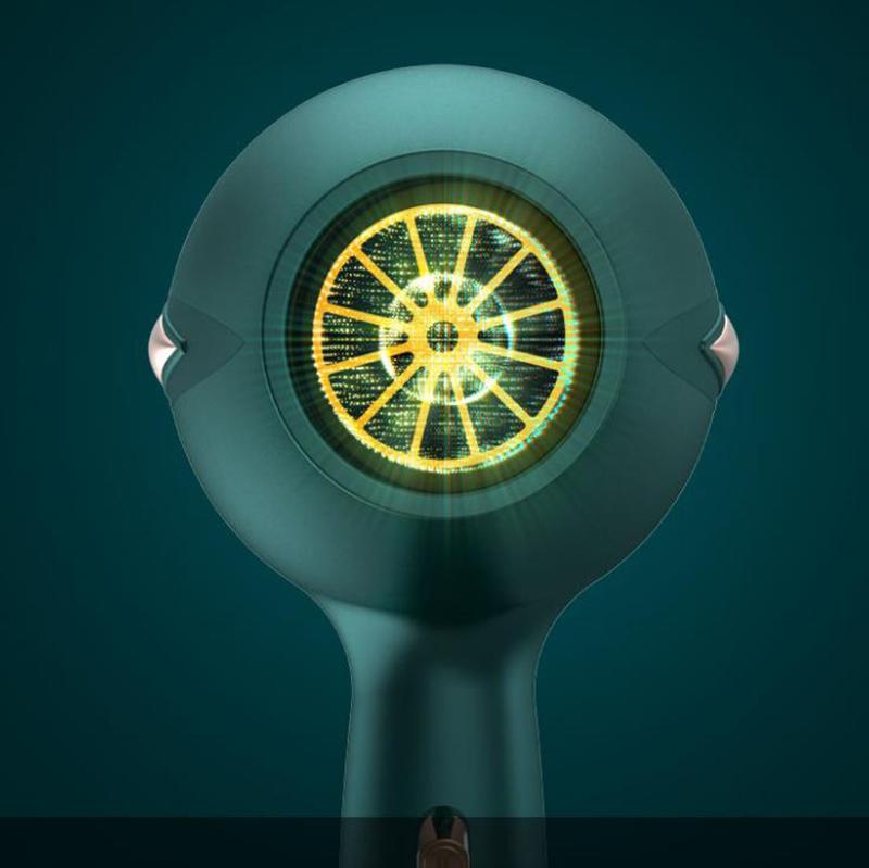 1500W Luxury Hair Dryer Set Blu-ray Care Hot/cold Hair Dryer High Power Barber Equipment for Home Hair Salon