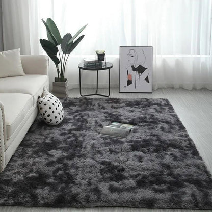 Soft and Thickened Living Room Carpet Solid Color Cushion Blanket Bedroom Bedside Plush Carpet