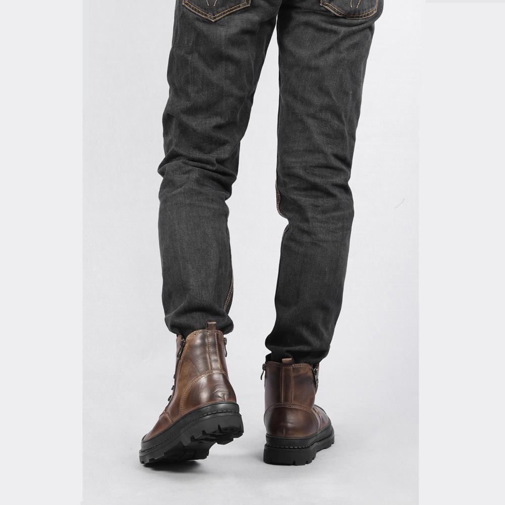 Natural Cowhide Men's Boots Handmade Retro Men's Leather Boots Leather Men's Shoes