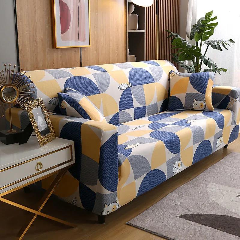 Slipcovers Sofa Cover Slip-resistant Sectional Couch Cover Sofa Towel Single/Two/Three/Four-seater