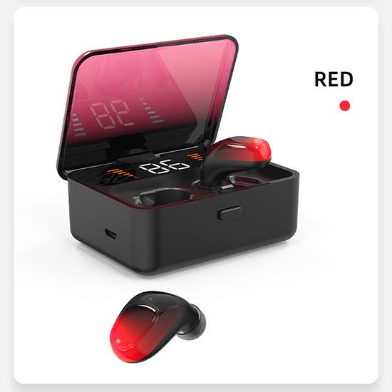 MINI Bluetooth Earphones V5.0 Stereo TWS Wireless Touch Earbud Sport Bass Headset LED Display
