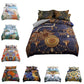 WTEMPO Airdom New Design 3D Bedding Set Bohemia Printed Bedspread Queen King Polyester Bedding 3pcs