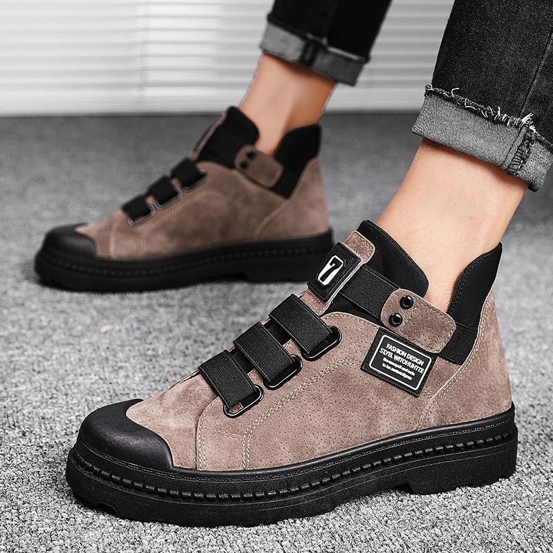 Autumn Men's Shoes Men's Martin Boots High Top Fashion Retro Work Men's Boots Military Boots