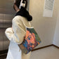 Painting Canvas Bags Casual Large Daily Women Shoulder Tote Shopper Handbag Simple Hobo Bags Funny Comics