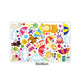 [Wall sticker ]Diy Cartoon Animal With Umbrella Wall Decals Star Tree Forest Wall Stickers For Kids