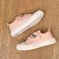 Baby Low-cut Non-slip Shoes Solid Sole Casual Sneakers Boys and Girls Universal Cartoon Embroidered Canvas Shoes