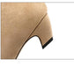 Sexy Pointed Toe Slip on Concise Ankle Boots Square Heel Quality Stretch Autumn Winter Women Shoes