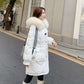 Winter Fashion Trend Down Jacket Ladies Self-cultivation Warmth Slimming Mid-length and Versatile Comfortable Jacket